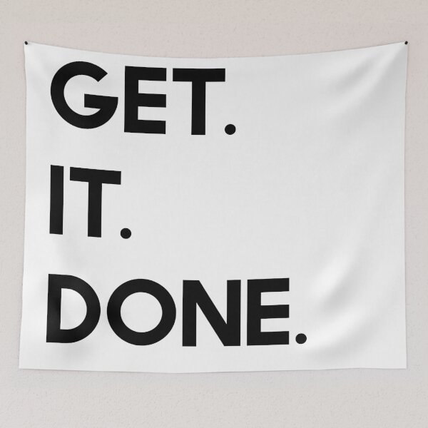 Item preview, Get It Done Inspirational Motivational Quote Design Getting Things Done designed and sold by Princeps-.