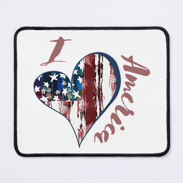 Item preview, I Love America/ Patriotic/ 4th Of July Design designed and sold by Designs By YL.