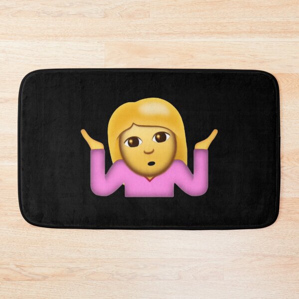 Item preview, Shrugging Girl Emoji  designed and sold by abowlofsoda.