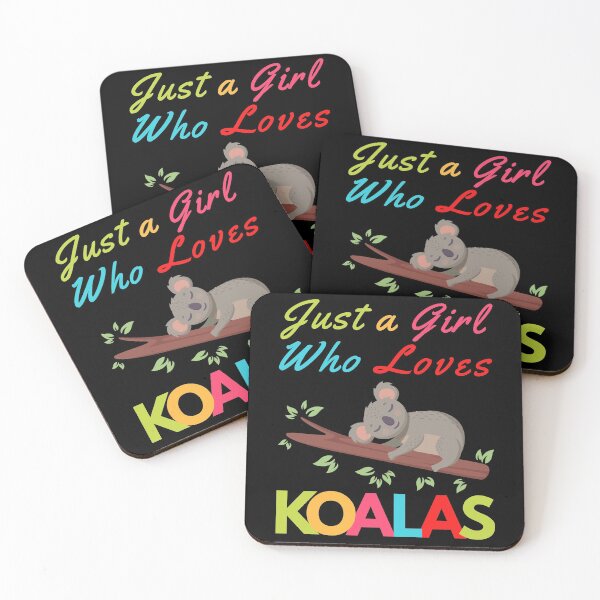 Artikelvorschau, Nur ein Mädchen, das Koalas liebt entworfen und verkauft von EMRASDesigns.