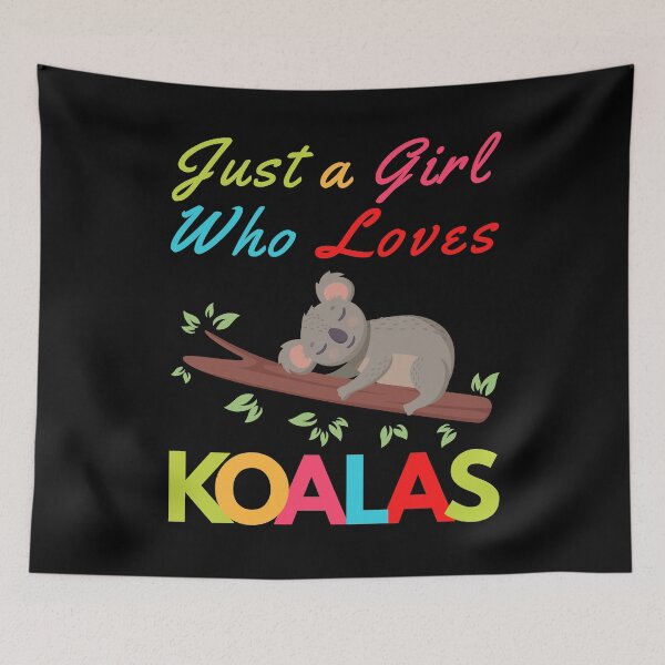 Item preview, Just a Girl Who Loves Koalas designed and sold by EMRASDesigns.