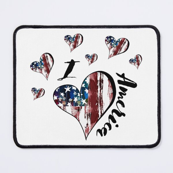 Item preview, I Love America/ Patriotic/ 4th Of July Design designed and sold by Designs By YL.
