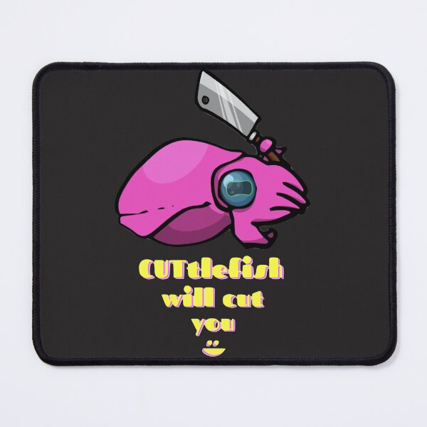 Item preview, CUTTLEFISH WILL CUT YOU!  cute but creepy funny cephalopod designed and sold by SweetPeasBoatTs.