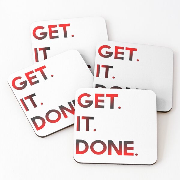 Item preview, Get It Done Inspirational Motivational Quote Design Getting Things Done designed and sold by Princeps-.