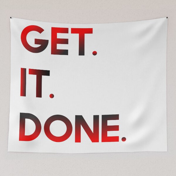 Item preview, Get It Done Inspirational Motivational Quote Design Getting Things Done designed and sold by Princeps-.