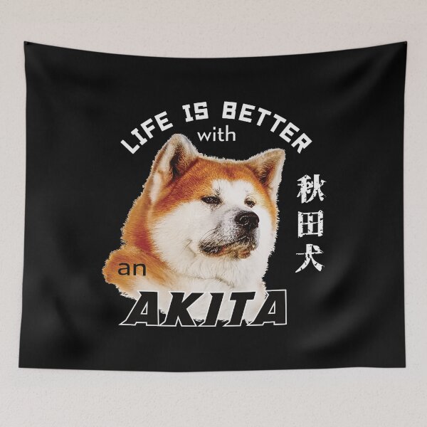 Item preview, Life is better with an akita (RW) designed and sold by FuugoShop.