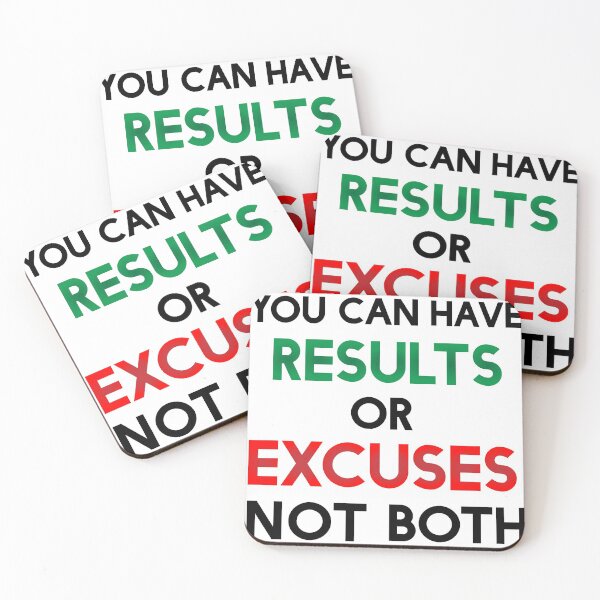 Item preview, You Can Have Results Or Excuses Not Both Inspirational Motivational Quote Design  designed and sold by Princeps-.