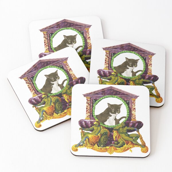 Item preview, Vintage Portrait Of A Cute Cat designed and sold by PandaSoul.