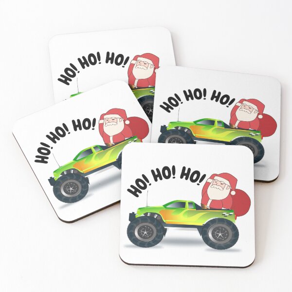 Item preview, Christmas Elf Riding Monster Truck Funny Santa designed and sold by DylanJones1.