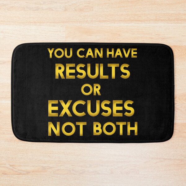 Item preview, Copy of You Can Have Results Or Excuses Not Both Inspirational Motivational Quote Design  designed and sold by Princeps-.