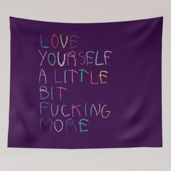 Item preview, Love yourself a little bit fucking more designed and sold by Zebra-fashion.