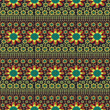Artwork thumbnail, Floral Patterns Colorful Design by ClassyPatterns