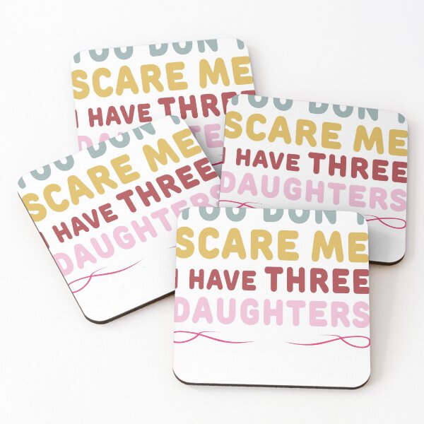 Item preview, You Don't Scare Me I Have Three Daughters Retro Funny Dad Gift designed and sold by FunnySerious.