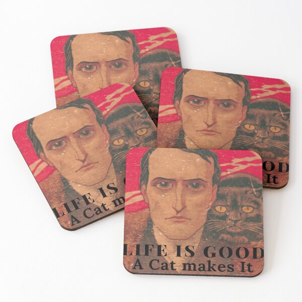 Item preview, Life is good a cat makes it better  designed and sold by whitevulture.