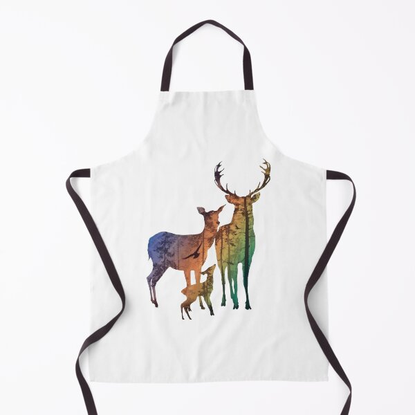 Aperçu de l'œuvre Deer Family Animal Deer Hunter Buck Dow créée et vendue par Rowena Jones.