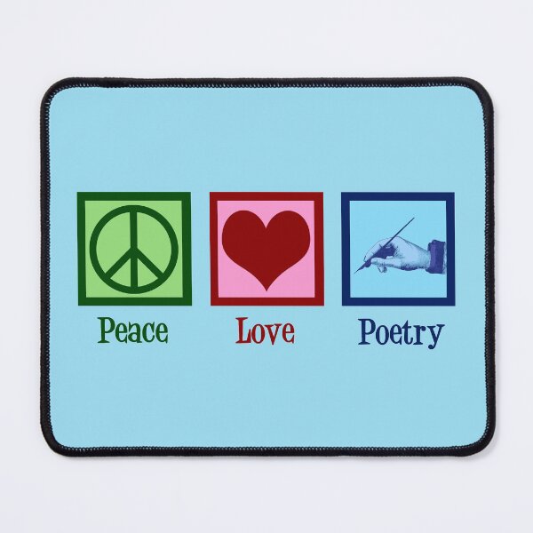 Item preview, Peace Love Poetry designed and sold by Epic Love Designs.