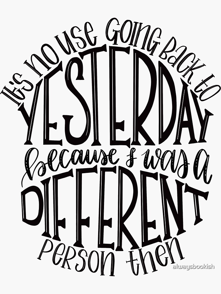 Alice in Wonderland Quote by alwaysbookish