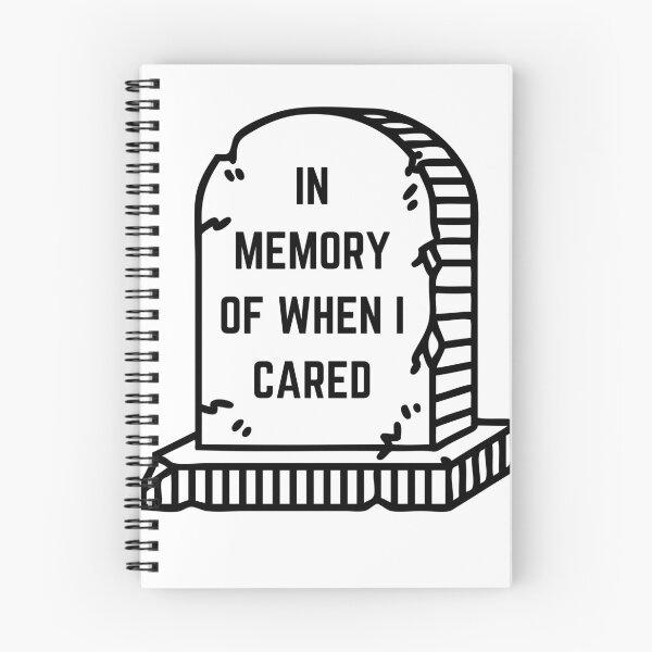 Item preview, In Memory of When I Cared designed and sold by shopafterparty.
