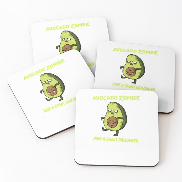 Item preview,  Funny Halloween Zombie avocado    , fanny halloween baby boo halloween ,Ghost Of Disapproval, cutes fanny family gift idea for mom ,dad et siblings slim fit t-shirt   designed and sold by darishoping.