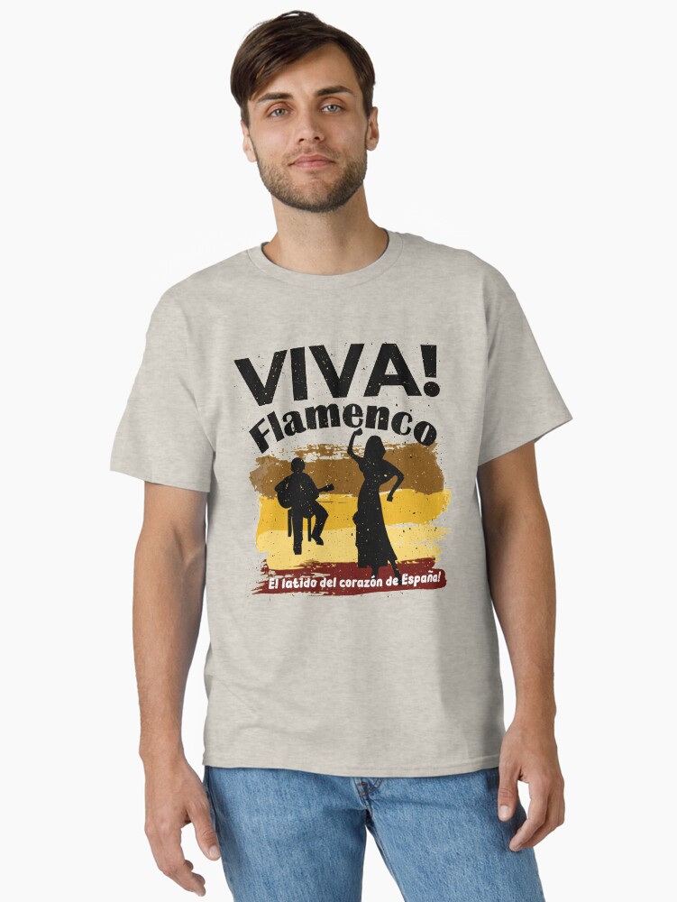 Thumbnail 2 of 7, Classic T-Shirt, Viva! Flamenco! designed and sold by tshdesigns.