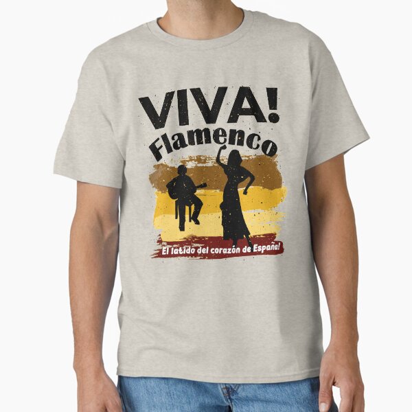 Vista previa del artículo con la obra «¡Viva! ¡Flamenco!», diseñado y vendido por tshdesigns.