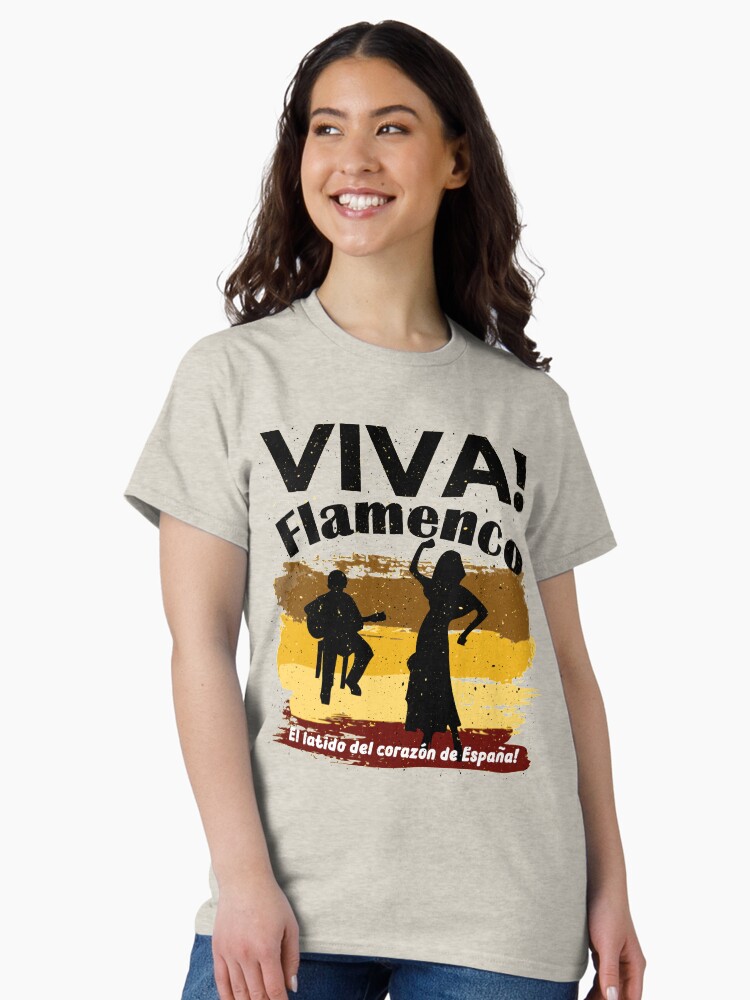 Thumbnail 1 of 7, Classic T-Shirt, Viva! Flamenco! designed and sold by tshdesigns.