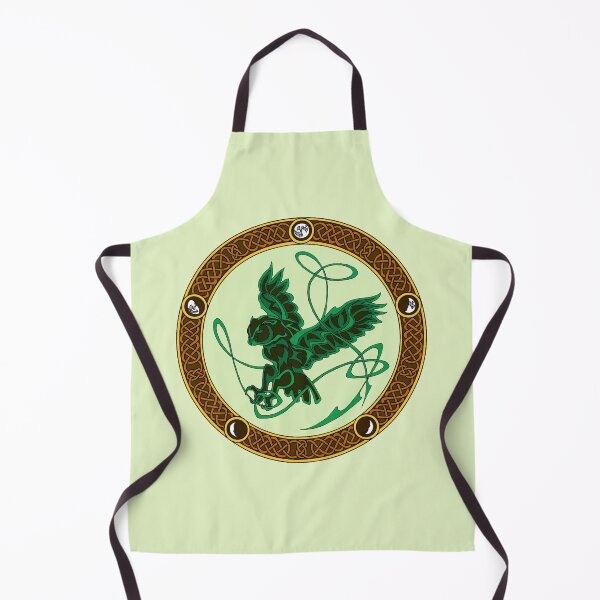 Item preview, Celtic knotwork owl - green designed and sold by AnyaPenfold.