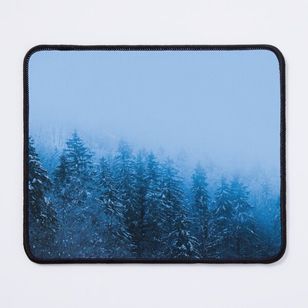 Item preview, Fog over snow covered forest at lake Bohinj, Slovenia designed and sold by Patrik Lovrin.