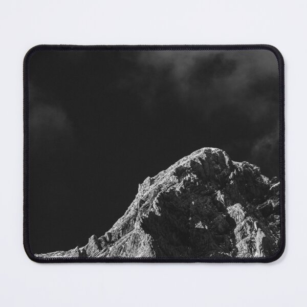 Item preview, Black and white sun illuminated mountain designed and sold by Patrik Lovrin.