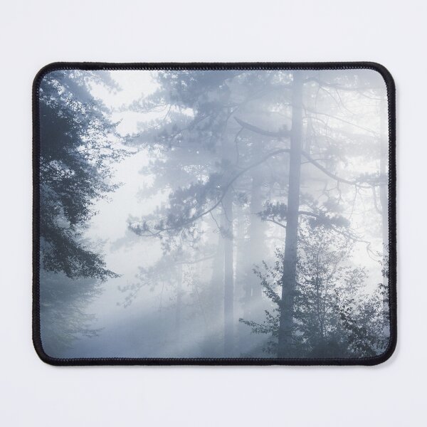 Item preview, Sun rays shinning through foggy forest designed and sold by Patrik Lovrin.