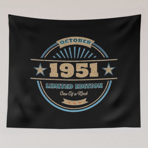 Item preview, Vintage 1951 October Limited Edition 1951 Birthday designed and sold by Dubbra.