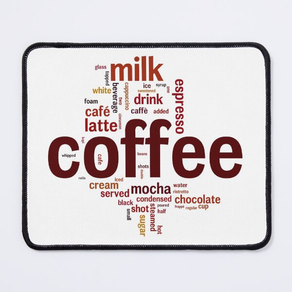 Item preview, Coffee & Co. Word Cloud designed and sold by UDDesign.