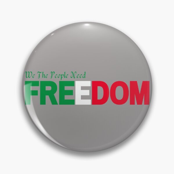 Item preview, We The People Need Freedom - Italy designed and sold by Eranthe Bernardo.