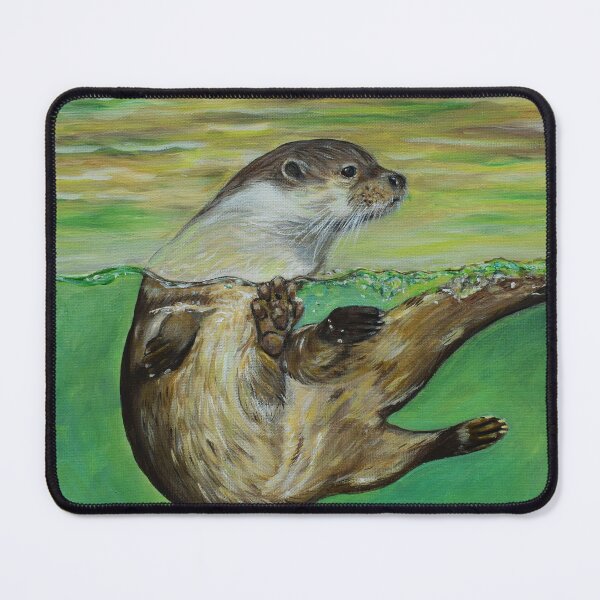 Item preview, Playful River Otter Painting designed and sold by Art by Kirsten Sneath.