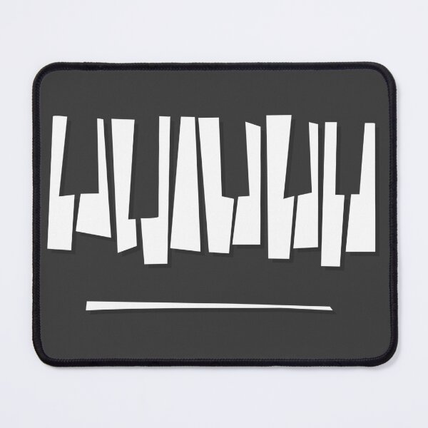 Item preview, Modern abstract black and white piano keys octave silhouette designed and sold by UDDesign.