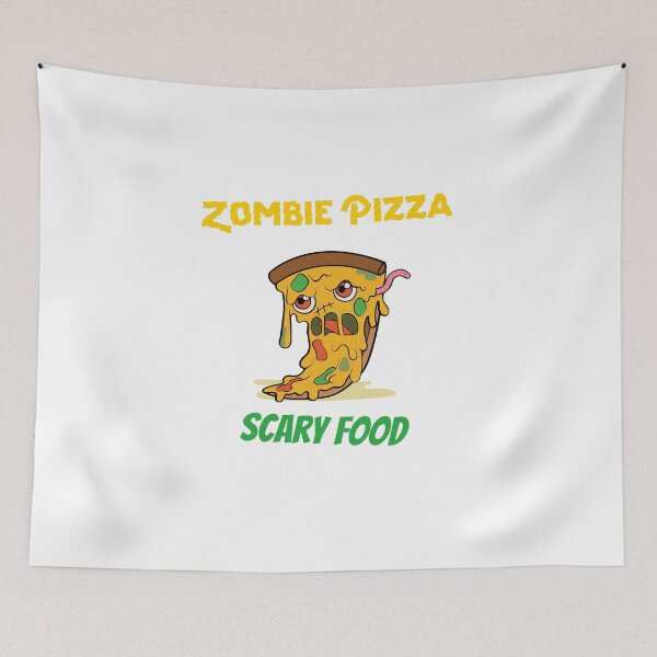 Item preview,   Funny Halloween Zombie pizza scary food    , fanny halloween baby boo halloween ,Ghost Of Disapproval, cutes fanny family gift idea for mom ,dad et siblings slim fit t-shirt   designed and sold by darishoping.