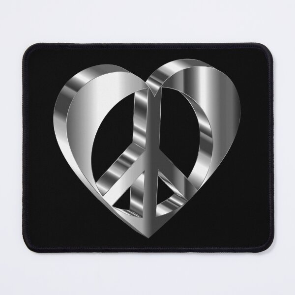 Item preview, Chrome Heart With Peace Sign. designed and sold by Lees Tees.