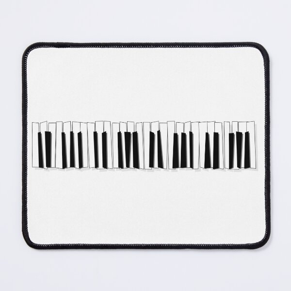 Item preview, Modern cartoon style black and white piano keys designed and sold by UDDesign.