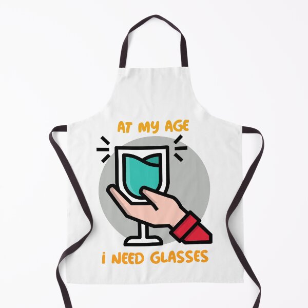 Item preview, At my age I need glasses - cheers designed and sold by Good-tees.