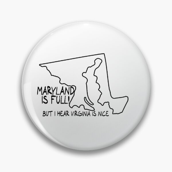 Item preview, Maryland is Full, but I hear Virginia is nice designed and sold by CalvinMade.