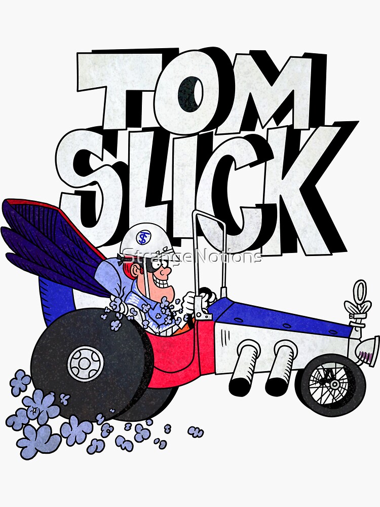 Wacky Races Dick Dastardly Cartoon Car Bumper Window Vinyl Sticker Decal 6"X4" 