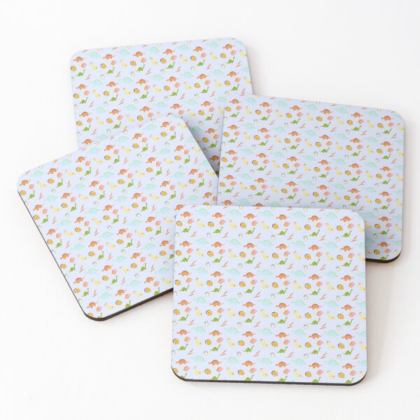 Item preview, Blue Back To School Dinosaurs Pattern  designed and sold by NECHSTORE.