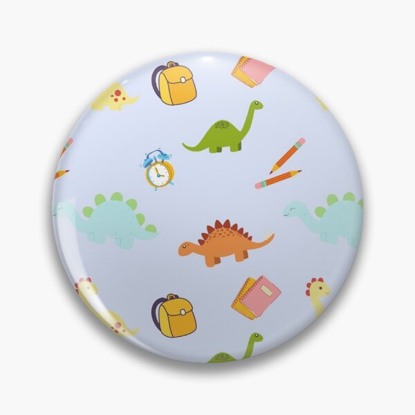 Item preview, Blue Back To School Dinosaurs Pattern  designed and sold by NECHSTORE.
