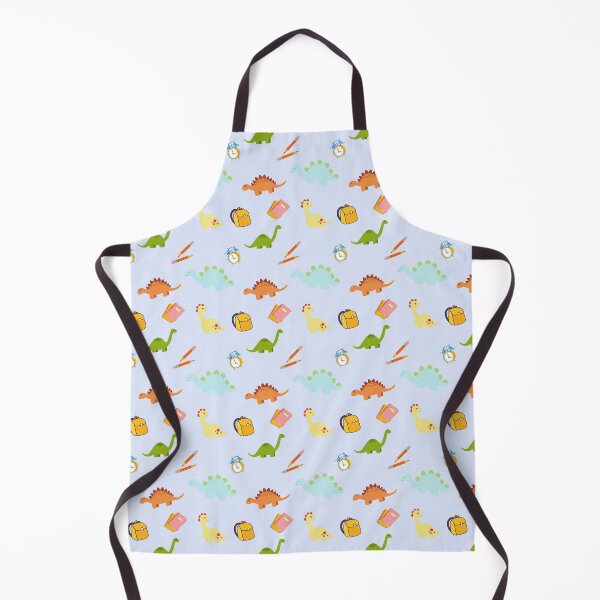 Item preview, Blue Back To School Dinosaurs Pattern designed and sold by NECHSTORE.