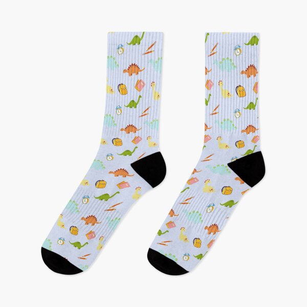 Item preview, Blue Back To School Dinosaurs Pattern  designed and sold by NECHSTORE.