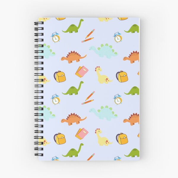 Item preview, Blue Back To School Dinosaurs Pattern  designed and sold by NECHSTORE.