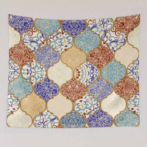 Item preview, Vintage multicolor pattern in turkish style designed and sold by TeeFashionShop.