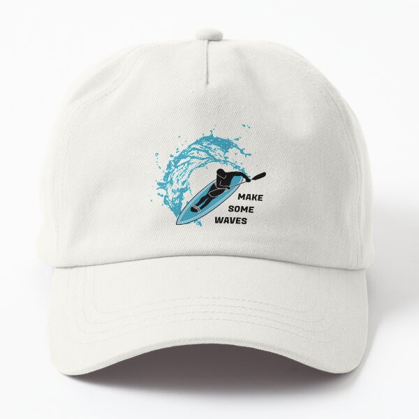 Item preview, Make some waves kayak paddle ski waveski surfing silhouette designed and sold by portrait4you.