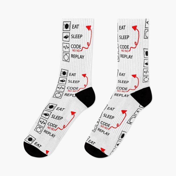 Artikelvorschau, Essen, schlafen, codieren, wiederholen entworfen und verkauft von ELPRONTO-DESIGN.