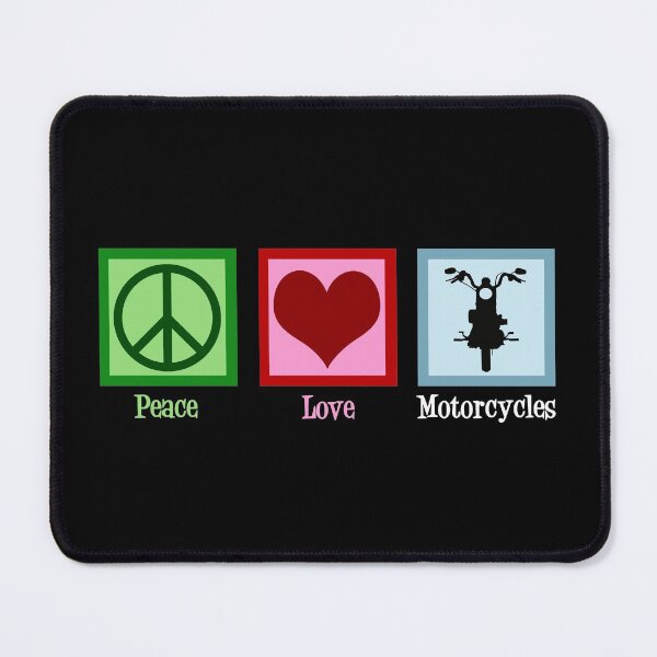 Item preview, Peace Love Motorcycles designed and sold by Epic Love Designs.